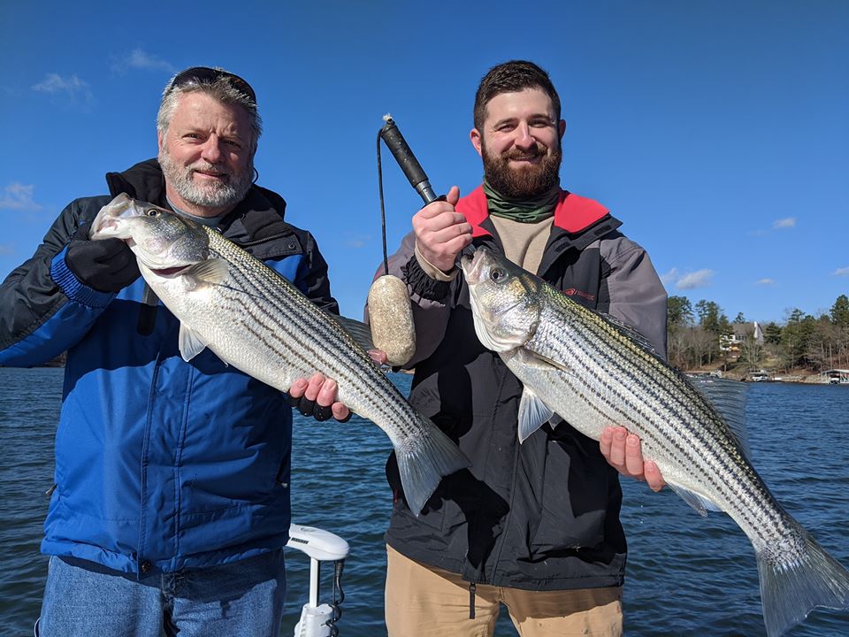 January 2020 Lake Lanier Striper Fishing Report - The Striper Experience -  Lake Lanier Fishing Guide