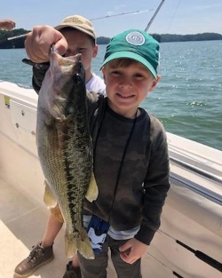 Kid Catching Lake Lanier Spot