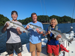 Triple Striper Catch on Lanier