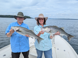 Lake Lanier doubled up on striped bass