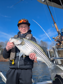 March 2025 Lake Lanier Striper Fishing