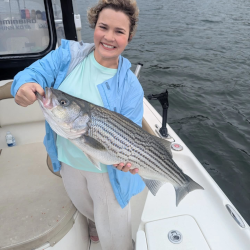 Ladies Catch Lanier Striper