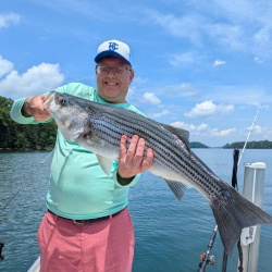 Lake Lanier Striper Fishing Fun