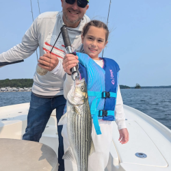 Girls love to catch Lake Lanier Striper