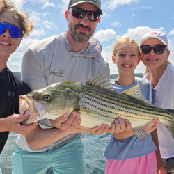 Family Fishing for Lake Lanier Striper