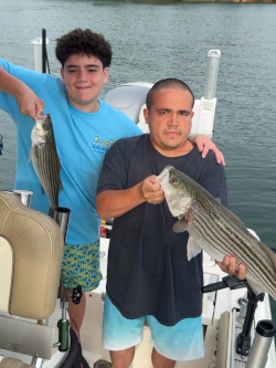 Family Fishing for Lake Lanier Striper