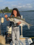Girl Catches Lake Lanier Striper