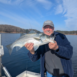 March Lake Lanier Striper