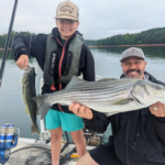 Family catching lake lanier striper