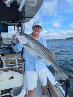 Great July Lake Lanier Striped Bass