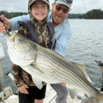 Kid Catches Monster Lake Lanier Striper