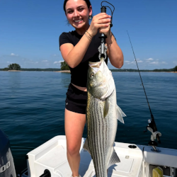 Great Lake Lanier Striper Catch